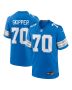 Men’s Detroit Lions Dan Skipper Blue Team Game Jersey