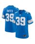 Men’s Detroit Lions Jake Bates Blue Team Game Jersey
