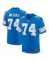 Men’s Detroit Lions Kayode Awosika Blue Team Game Jersey