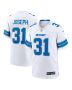 Men’s Detroit Lions Kerby Joseph White Game Jersey