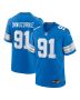 Men’s Detroit Lions Levi Onwuzurike Blue Team Game Jersey
