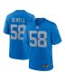 Men’s Detroit Lions Penei Sewell Blue Alternate Game Jersey