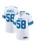 Men’s Detroit Lions Penei Sewell White Game Jersey