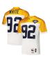 Men’s Green Bay Packers 1994 Reggie White Mitchell & Ness White Throwback Retired Player Jersey