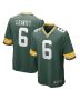 Men’s Green Bay Packers Dallin Leavitt Green Game Player Jersey