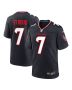 Men’s Houston Texans C.J. Stroud Navy Game Jersey