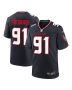 Men’s Houston Texans Folorunso Fatukasi Navy Team Game Jersey