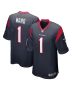 Men’s Houston Texans Jimmie Ward Navy Game Player Jersey