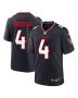 Men’s Houston Texans Kamari Lassiter Navy Team Game Jersey