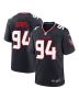 Men’s Houston Texans Khalil Davis Navy Team Game Jersey