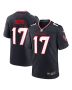Men’s Houston Texans Kris Boyd Navy Team Game Jersey