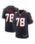 Men’s Houston Texans Laremy Tunsil Navy Team Game Jersey