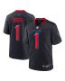 Men’s Houston Texans Stefon Diggs Navy Alternate Game Jersey