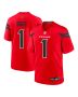 Men’s Houston Texans Stefon Diggs Red Alternate Game Jersey