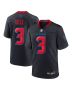 Men’s Houston Texans Tank Dell Navy 2nd Alternate Game Jersey