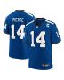 Men’s Indianapolis Colts Alec Pierce Royal Indiana Nights Alternate Game Jersey