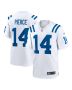 Men’s Indianapolis Colts Alec Pierce White Away Game Player Jersey