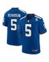 Men’s Indianapolis Colts Anthony Richardson Royal Indiana Nights Alternate Game Jersey