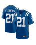 Men’s Indianapolis Colts Dallis Flowers Royal Game Jersey
