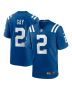 Men’s Indianapolis Colts Matt Gay Royal Game Player Jersey