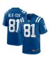 Men’s Indianapolis Colts Mo Alie-Cox Royal Team Game Jersey