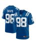 Men’s Indianapolis Colts Raekwon Davis Royal Game Jersey