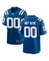 Men’s Indianapolis Colts Royal Custom Game Jersey