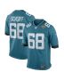 Men’s Jacksonville Jaguars Brandon Scherff Teal Game Player Jersey