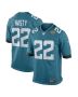 Men’s Jacksonville Jaguars Jamycal Hasty Teal Game Player Jersey