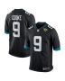 Men’s Jacksonville Jaguars Logan Cooke Black Game Jersey