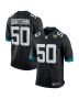 Men’s Jacksonville Jaguars Shaquille Quarterman Black Game Jersey