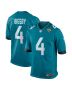 Men’s Jacksonville Jaguars Tank Bigsby Teal Game Jersey