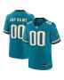 Men’s Jacksonville Jaguars Teal Prowler Throwback Custom Game Jersey