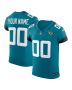 Men’s Jacksonville Jaguars Teal Vapor F.U.S.E. Elite Custom Jersey