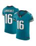 Men’s Jacksonville Jaguars Trevor Lawrence Teal Prowler Throwback Vapor F.U.S.E. Elite Jersey