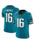 Men’s Jacksonville Jaguars Trevor Lawrence Teal Prowler Throwback Vapor F.U.S.E. Limited Jersey