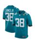 Men’s Jacksonville Jaguars Velus Jones Jr. Teal Team Game Jersey