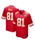 Men’s Kansas City Chiefs Blake Bell Red Game Player Jersey