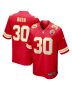 Men’s Kansas City Chiefs Darius Rush Red Team Game Jersey