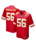 Men’s Kansas City Chiefs George Karlaftis Red Player Game Jersey