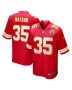 Men’s Kansas City Chiefs Jaylen Watson Red Game Player Jersey