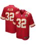 Men’s Kansas City Chiefs Marcus Allen Red Game Retired Player Jersey