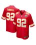 Men’s Kansas City Chiefs Neil Farrell Jr. Red Team Game Jersey