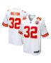Men’s Kansas City Chiefs Nick Bolton White Away Game Player Jersey