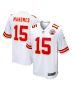 Men’s Kansas City Chiefs Patrick Mahomes White Game Jersey