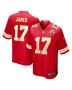 Men’s Kansas City Chiefs Richie James Red Game Jersey