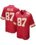 Men’s Kansas City Chiefs Travis Kelce Red Game Jersey