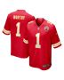 Men’s Kansas City Chiefs Xavier Worthy Red Player Game Jersey