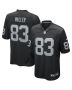 Men’s Las Vegas Raiders Darren Waller Black Game Player Jersey