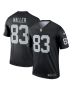 Men’s Las Vegas Raiders Darren Waller Black Team Legend Player Performance Top